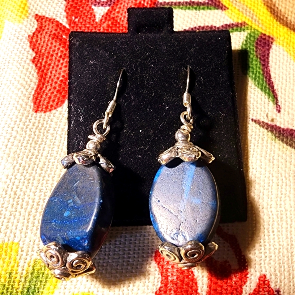 Blue Stone Earrings